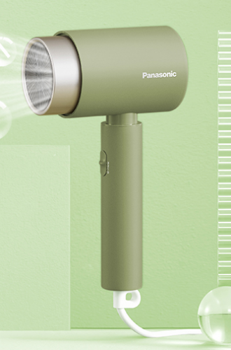 松下（Panasonic）電吹風機大功率高速大風力速干便攜送學生宿舍用負離子護發(fā)不傷發(fā)電吹風筒EH-WNE5H禮盒款綠